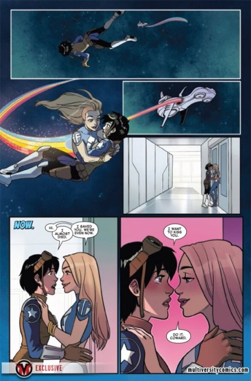 juliepower-lightspeed: Future Foundation #5 preview! On sale next week!! Last issue unfortunately… 