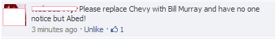 ragnaroktopus:I found this comment nestled in a Community-related facebook post.“Please replace Chev