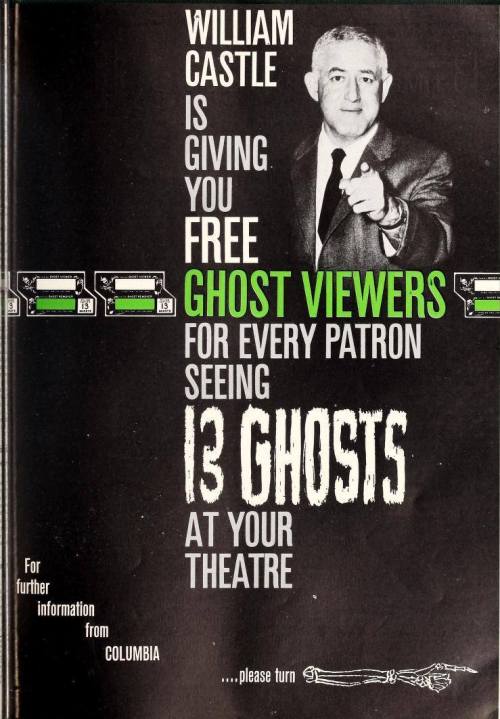 classichorrortribute:13 Ghosts (1960) ad