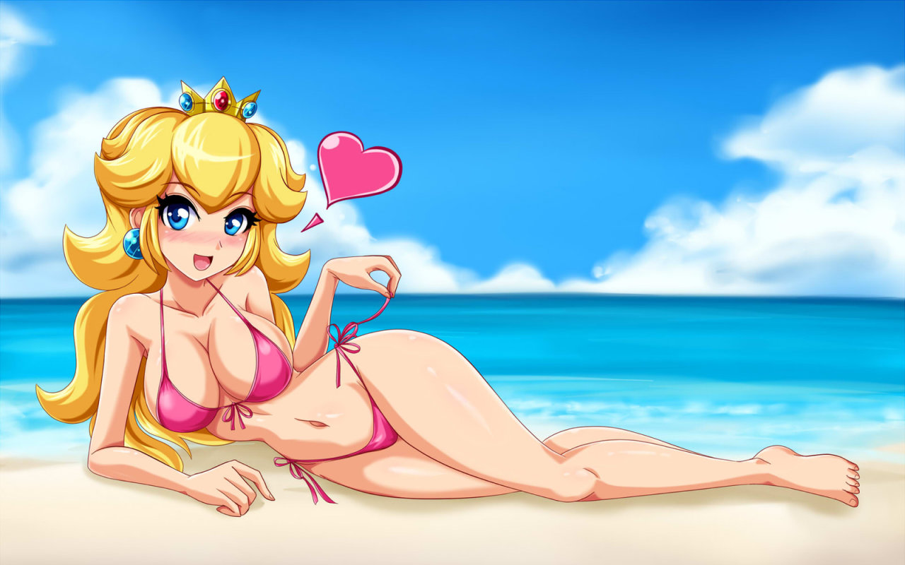 drpixule:    Princess Peach Beach  Summer Samus  Peach and Chun-Li at the beachBy