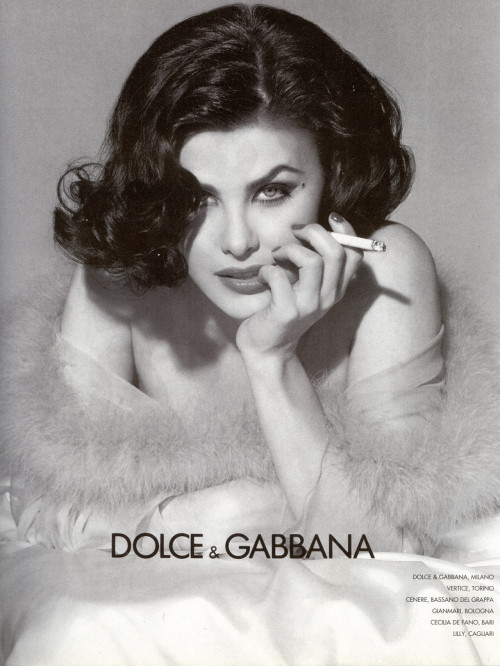 lelaid:Sherilyn Fenn by Steven Meisel for Dolce &amp; Gabbana F/W 1991