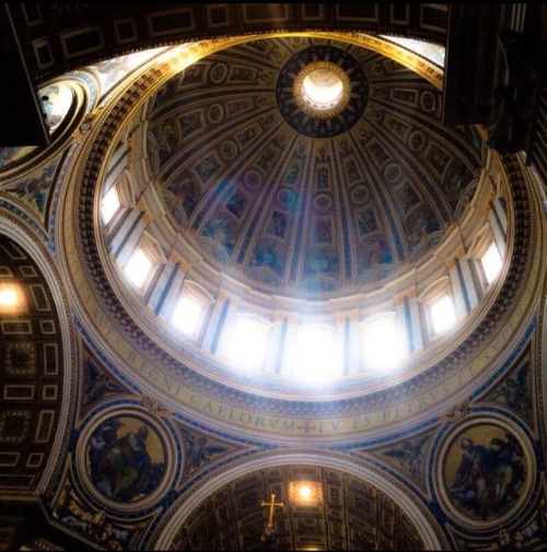 malemalefica:The dome of St. Peter’s Basilica is the highest dome in the world. It was built from 15