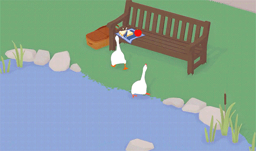 verai-marcel: leons-kennedys: Untitled Goose Game - Two Player Update Oh my god. OH MY GOD. TWICE TH
