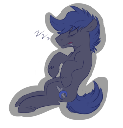 cottonsulk:  SLEEPY BLUEMOON ~~ &lt;3  AAAAAAAAAAAA Look at dis cutie! Thank you~ &lt;3