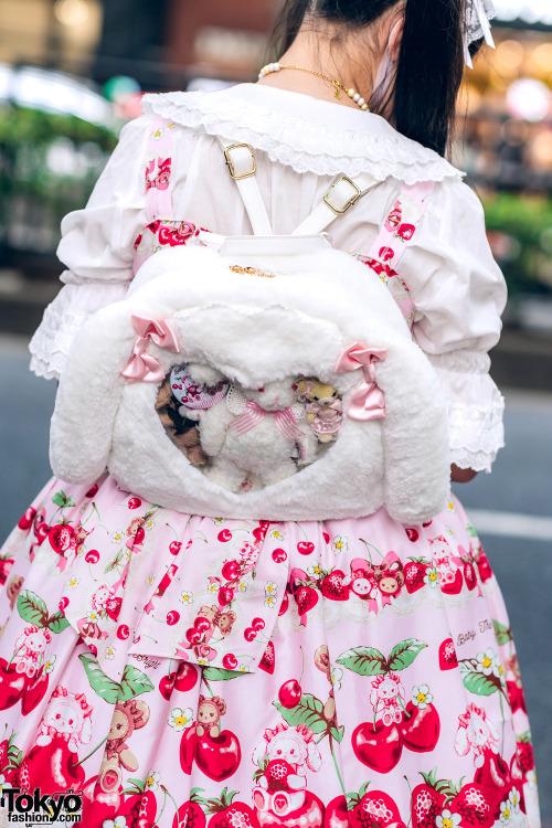 tokyo-fashion:12-year-old Japanese student Yuki wearing a look by the famous lolita fashion brand Ba