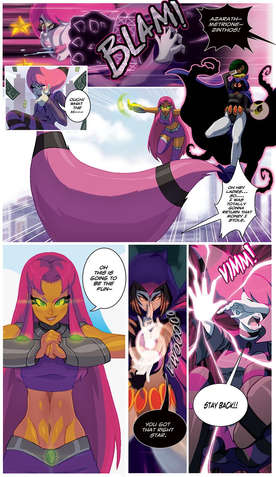 tovio-rogers:“Jinxed” a 3 page short commissioned kamenrider1 on deviantart