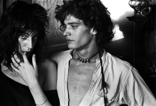 moredarkthanshark: Patti Smith and Robert Mapplethorpe, New York, 1969 by Norman Seeff