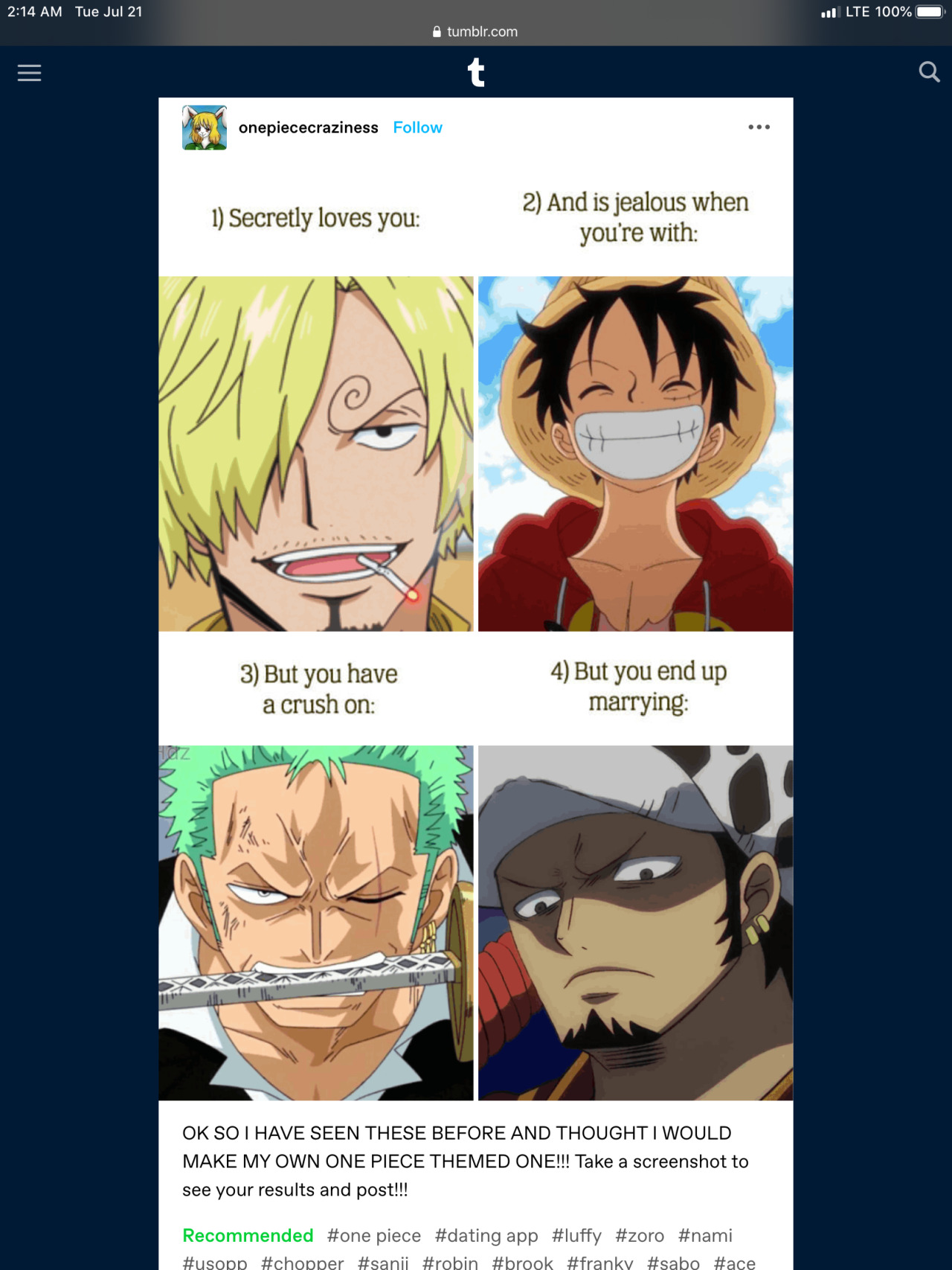 One Piece - Luffy, Zoro, Nami, Sanji, Chopper & Ace - Three