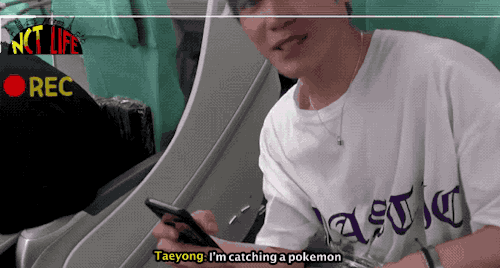 nctech:pokemon go’s #1 fan Taeyong