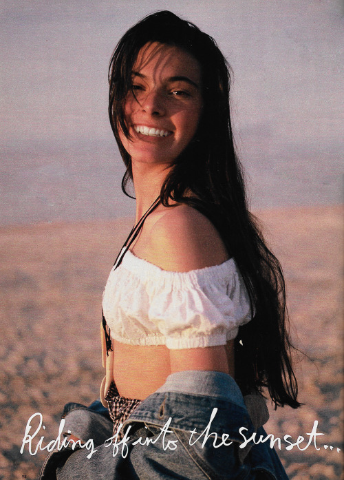 justseventeen:  July 1989. ‘Riding off