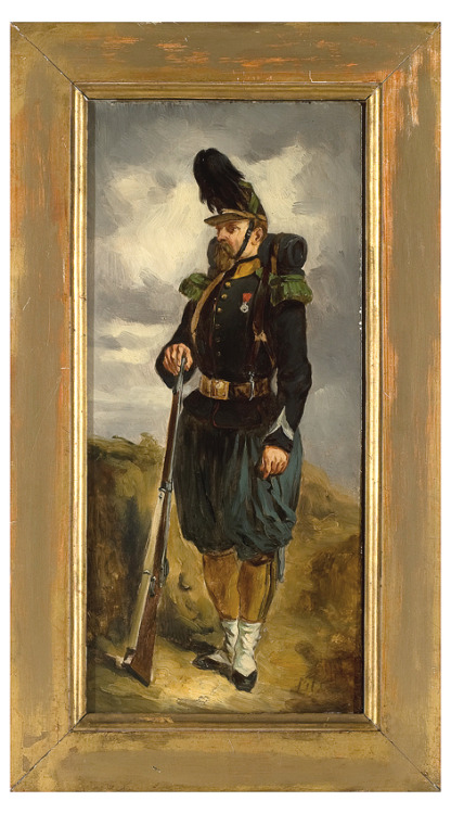 19thcenturyboyfriend:Portrait De Militaire, Isidore Pils