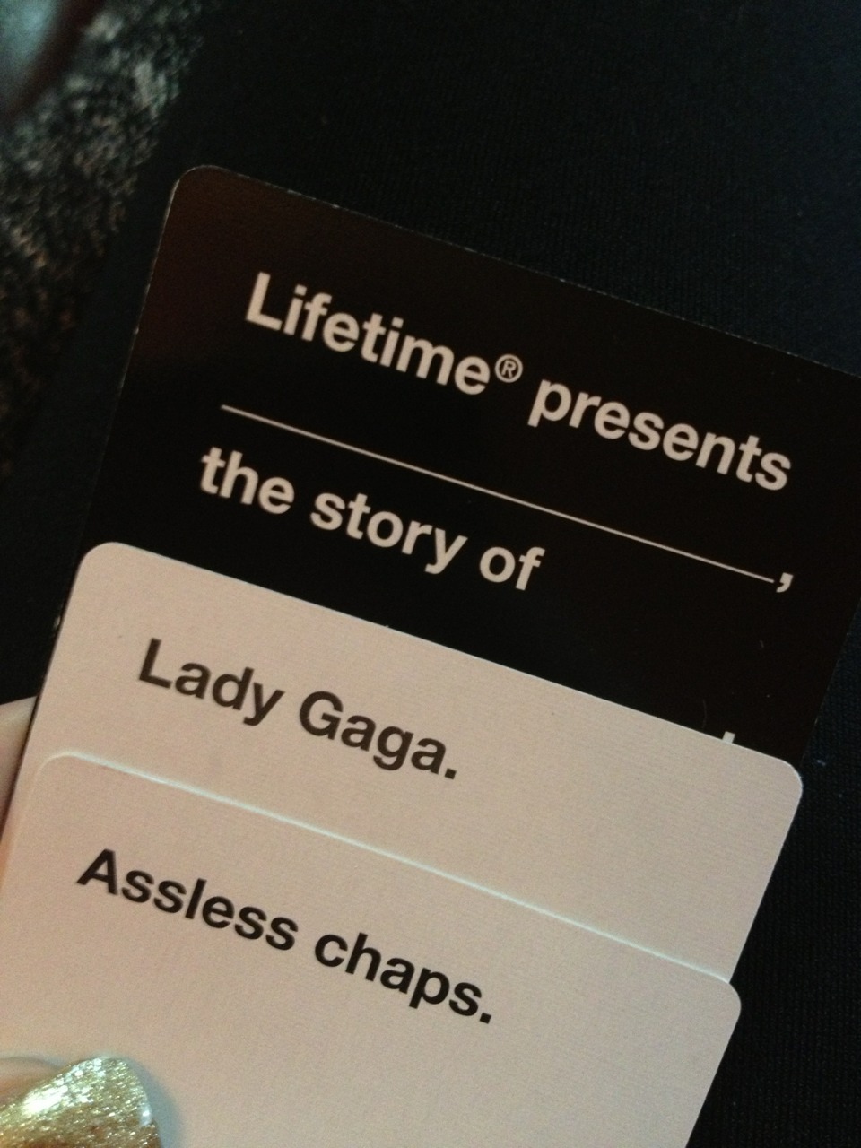 lady-starship:  mushroomxlove:  kirreiyy:  omg i love cards against humanity   I