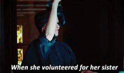 eathons:  Let’s everybody think of one incident where Katniss Everdeen genuinely moved you. 
