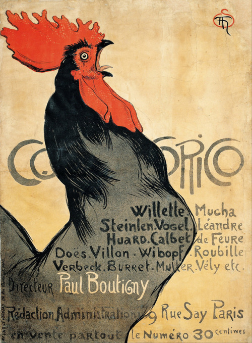 artsof:Cocorico | Théophile Steinlen | 1899 | Museu Nacional d'Art de Catalunya“This is an advertise