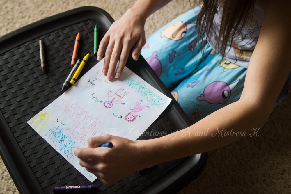 theadventuresofaandk:  Who doesn’t like birthday cards? When A’s birthday came
