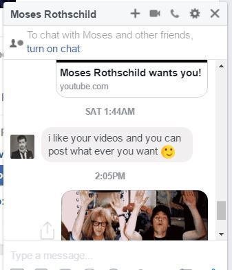 Moses Rothschild is a fan of my work :-)