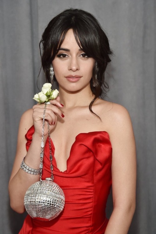 Camila Cabello at the 60th Annual Grammy Awards in Madison Square Garden, New York