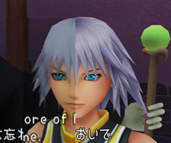 lightxiii:  I photoshopped both screenshots of this scene side-by-side to show the difference in graphics from Kingdom Hearts 1 and Kingdom Hearts 1.5 HD Remix. It’s really been improved!  