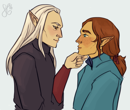 coattailsofdoom: no one can convince me these two weren’t disgustingly cute and sappy and In L