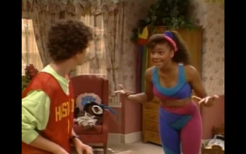 Great workout wear from Lisa via Saved By The Bell (only just started watching the series) 