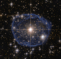 just&ndash;space: Blue bubble in Carina  js 