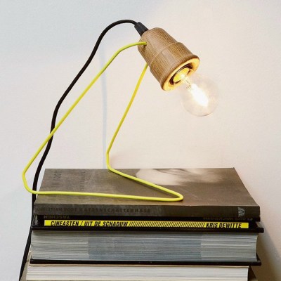 Metal and #oak table #lamp, design by Lara & Jan: WATTMAN by Universo Positivo http://bit.ly/1piM6Ta #design