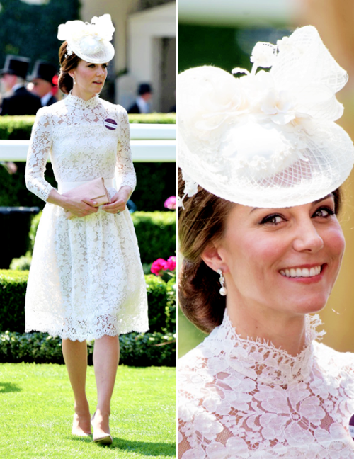 theroyalsandi:The Duchess of Cambridge attends the Royal Ascot:2016 | 2017 | 2019 | 2022