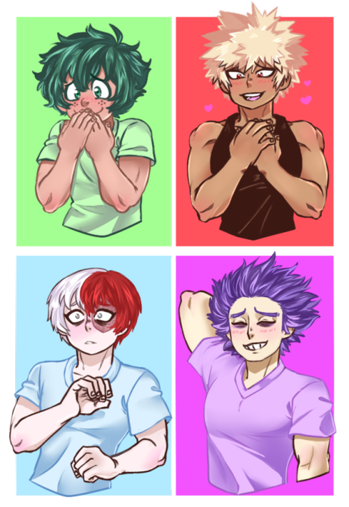 Expression Meme Part 1 Feat. Deku, Bakugou, Todoroki and ShinsouMeme can be found here <3