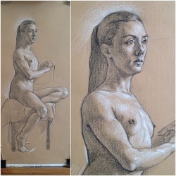 13 hour pose. Drawing by Laura Northern