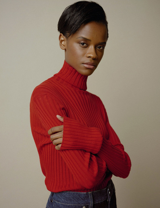 Letitia Wright photographed by Charlotte Hadden