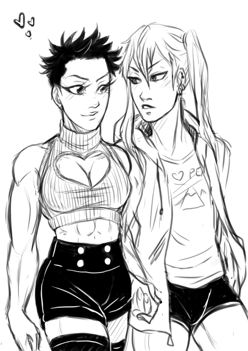 jujunghe:  some trans girls to remind u that i am 100% thirsty for every possible izu form