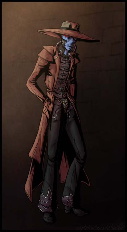 captainmazzic: I like dressing up Cad Bane. This skinny-ass John-Wayne-meets-Vampire-Hunter-D mother