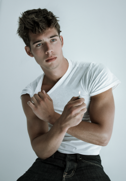 smittenstephen:  smittenstephen:Leif Erik so hot in a white shirt