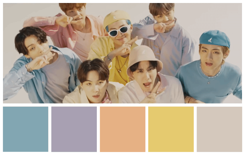 BTS Color Palettes
