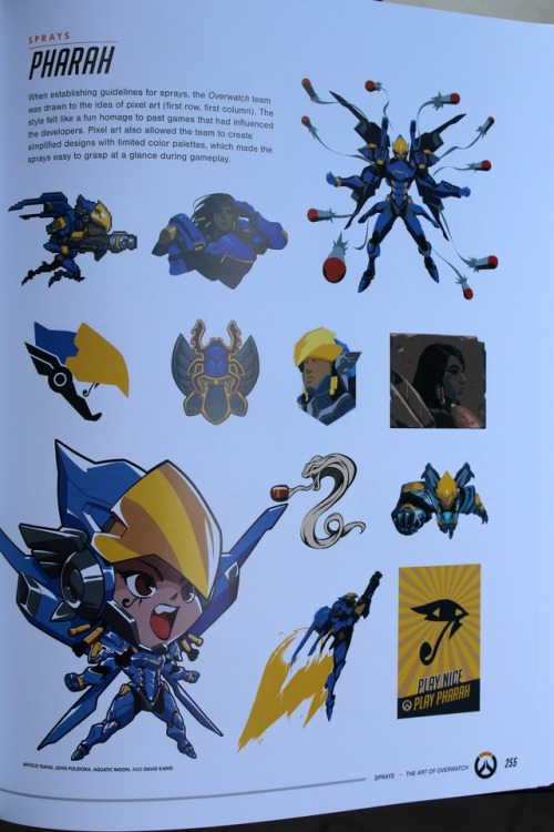 plutonian-taco: The Art of Overwatch: Fareeha “Pharah” AmariPhotos taken with: Canon Rebel T5 This isn’t all there is regarding this character in the artbook, of course, but here’s some of it as a little appetizer. Hope y’all are looking forward
