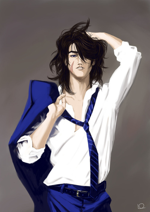 Practice. reference was used It was a pic of Akanishi Jin. He could be a good Keith I think :)))