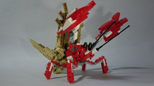 damnwyverngems - Daimyo Hermitaur LEGO x 五月は鯉のぼり