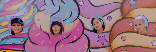 ꒰ blackpink matching layout ꒱ Ice Cream MV— like or reblog ; if you save/use