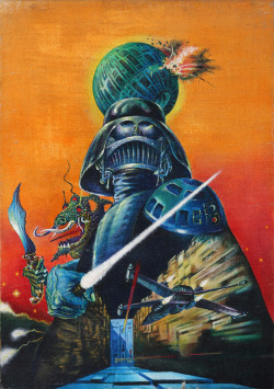 70sscifiart:  Hungarian movie posters for the original Star Wars trilogy