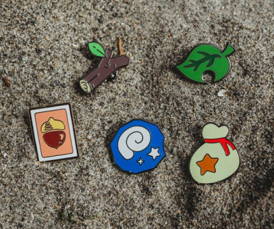 Animal Crossing Pin Sets made by amiibocoins