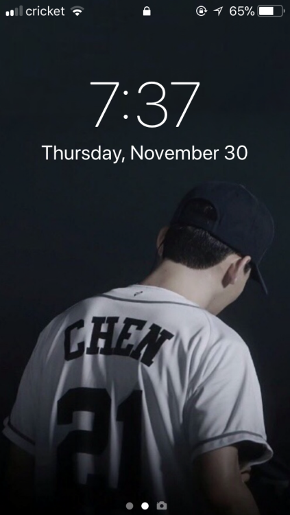 Exo Chen lockscreen