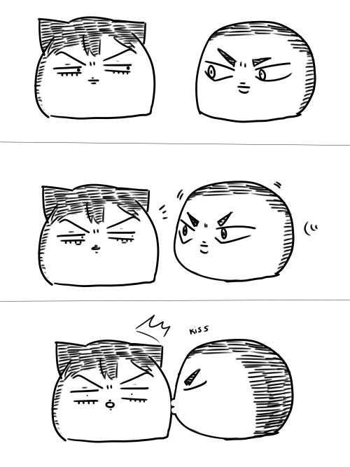 karupedal:If you kiss Arakita he’ll melt omgBonus: