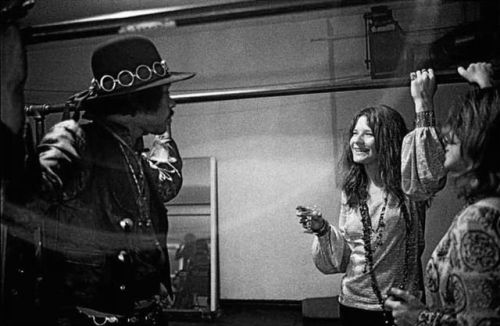 Just Hanging Out With Janis Joplin And Jimi Hendrix, 1968.