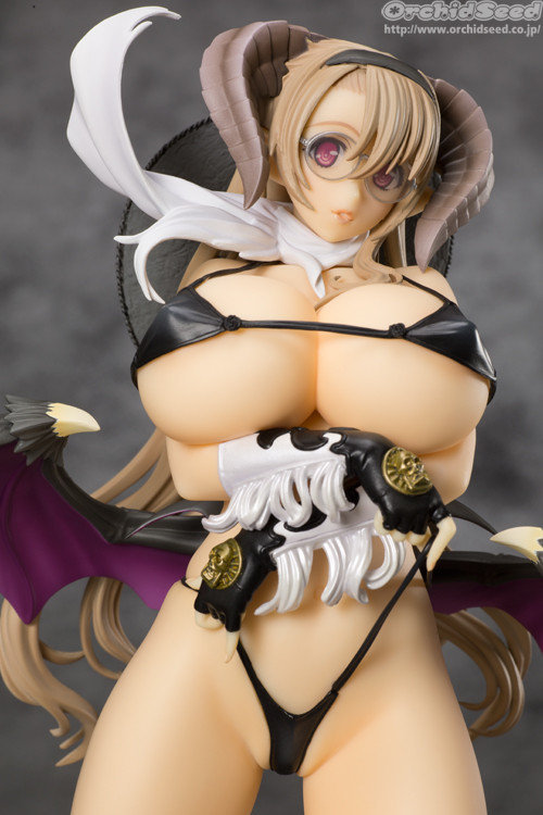 figurenews: 【七つの大罪】マモン様フィギュアが黒水着で再登場！オーキッドシード「魔王黙示録 強欲の章 銃弑ウエスタン水着ノ節 黒色ノ項」明日より予約開始 : figure news 