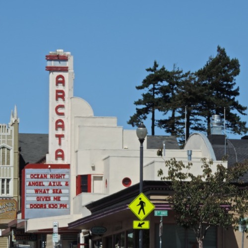 Marquee, Arcata Theater, Arcata, California, 2014.