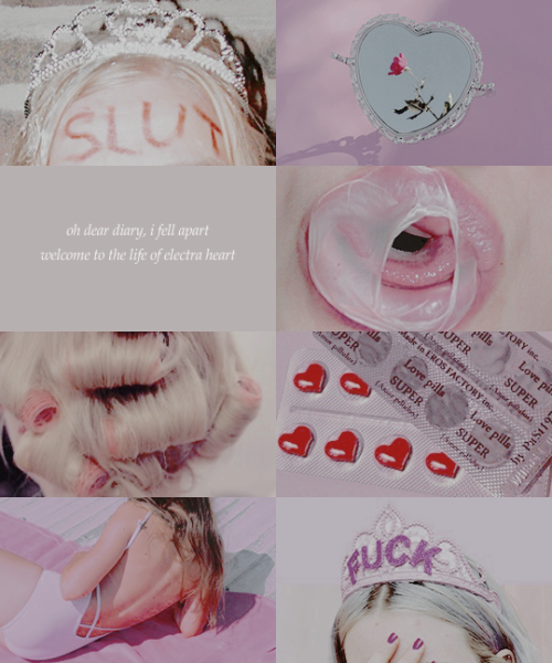 grrlhood:   ALBUM AESTHETICS | electra heart by marina and the diamonds girls and their curls a