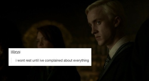 dickbcheney:Draco “trash lord” Malfoy + text posts xxxxxxxx