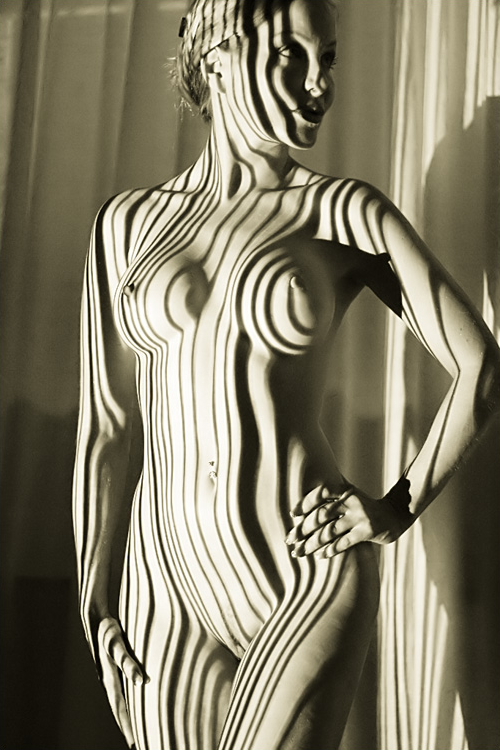 hapticperceptions:La Femme Zebra by digitalrebel-basel