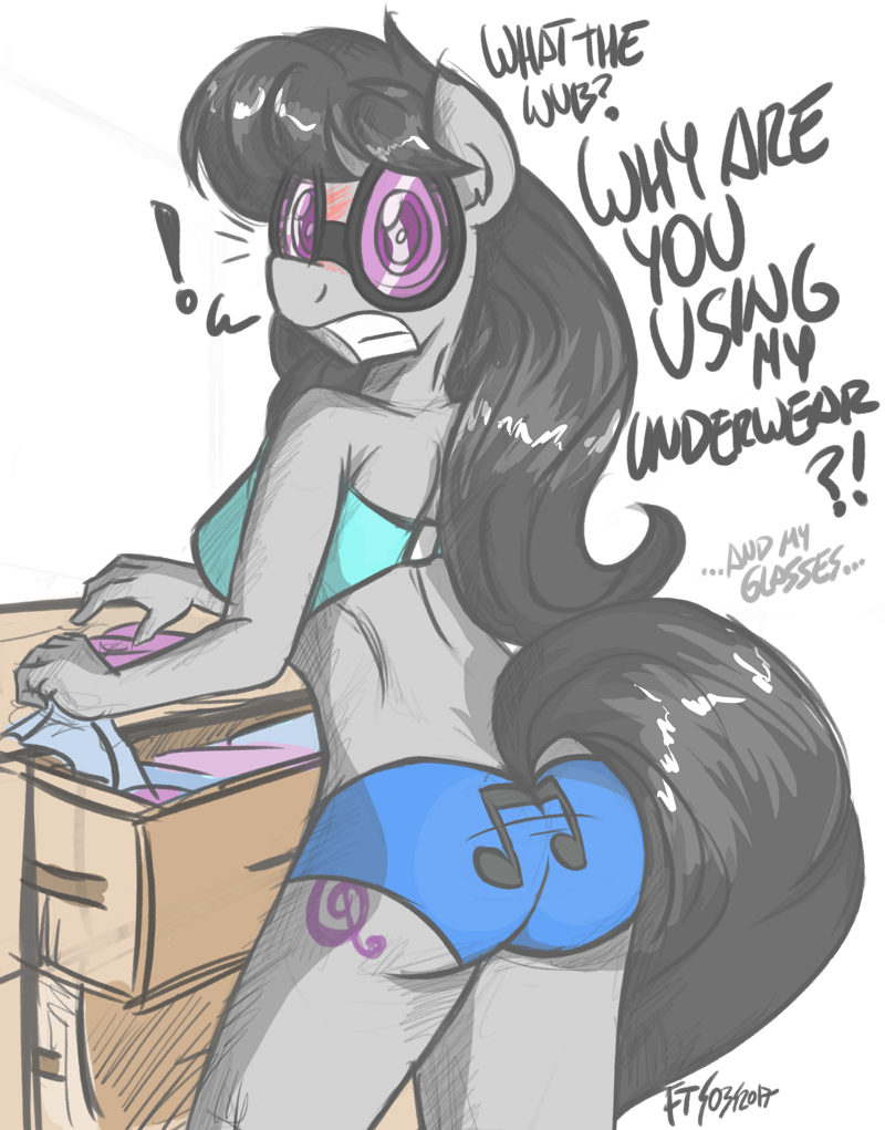 flutterthrash:  What the Wub? Gotcha D:&lt; (btw drawing done 3 weeks ago for