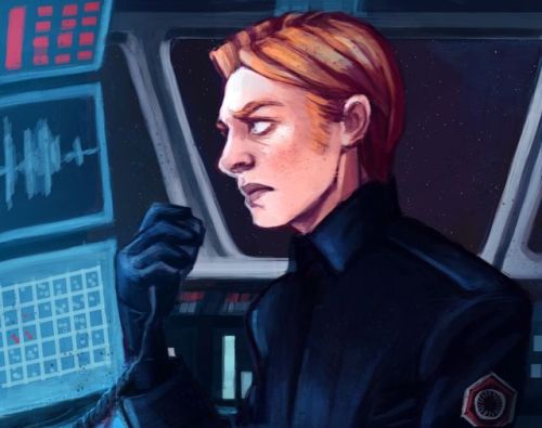 Armitage Hux :)I’m writing a fanfiction about him. I’ve never thought of that I draw Domhnall Gleeso